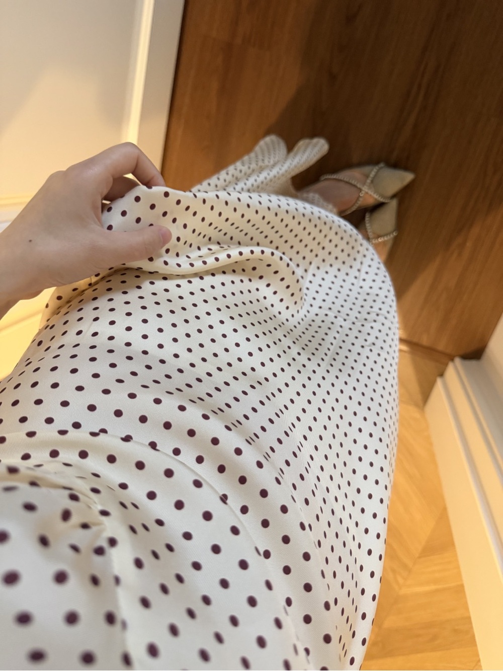 Doen Emerence Maxi Dress - Crème with Portia Dot Size S - Picture 4 of 9